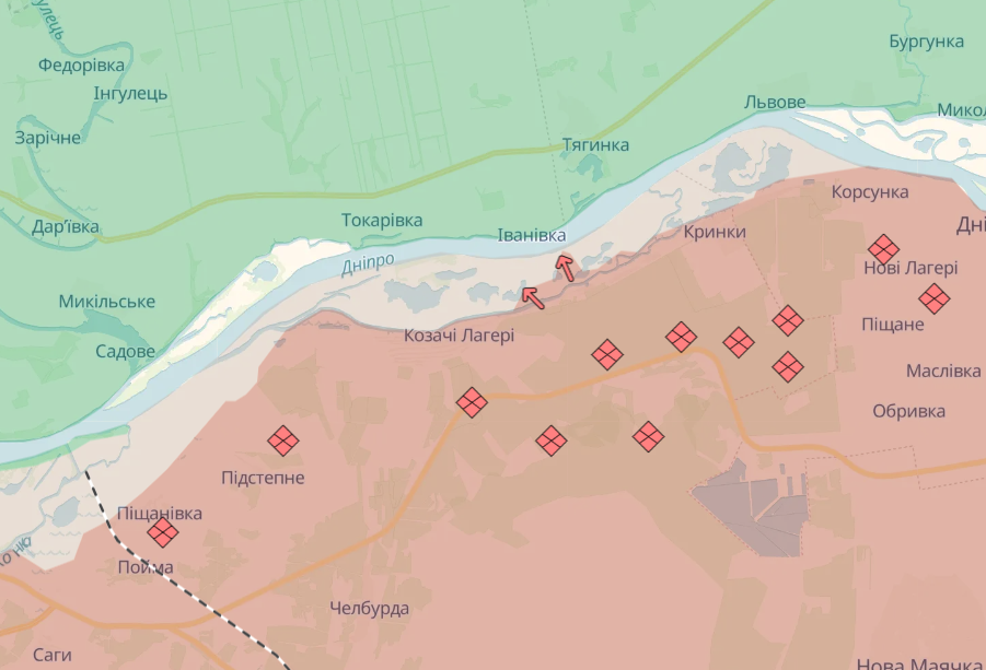 Из 61 оккупанта уцелели только 11: Россия несет большие потери, штурмуя правый берег Днепра